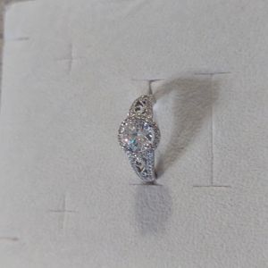 Sterling silver ring with artificial stones. Approx size 6. EUC